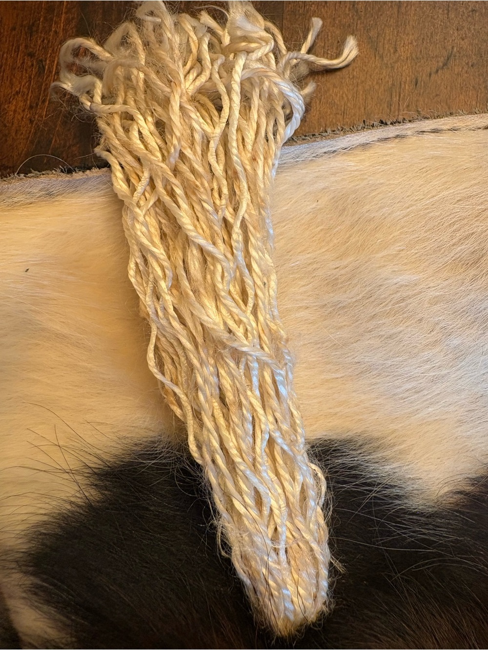 Handmade Cowhide & Leather Fringe Shoulder Bag | Western Boho Purse - Picture 9 of 9
